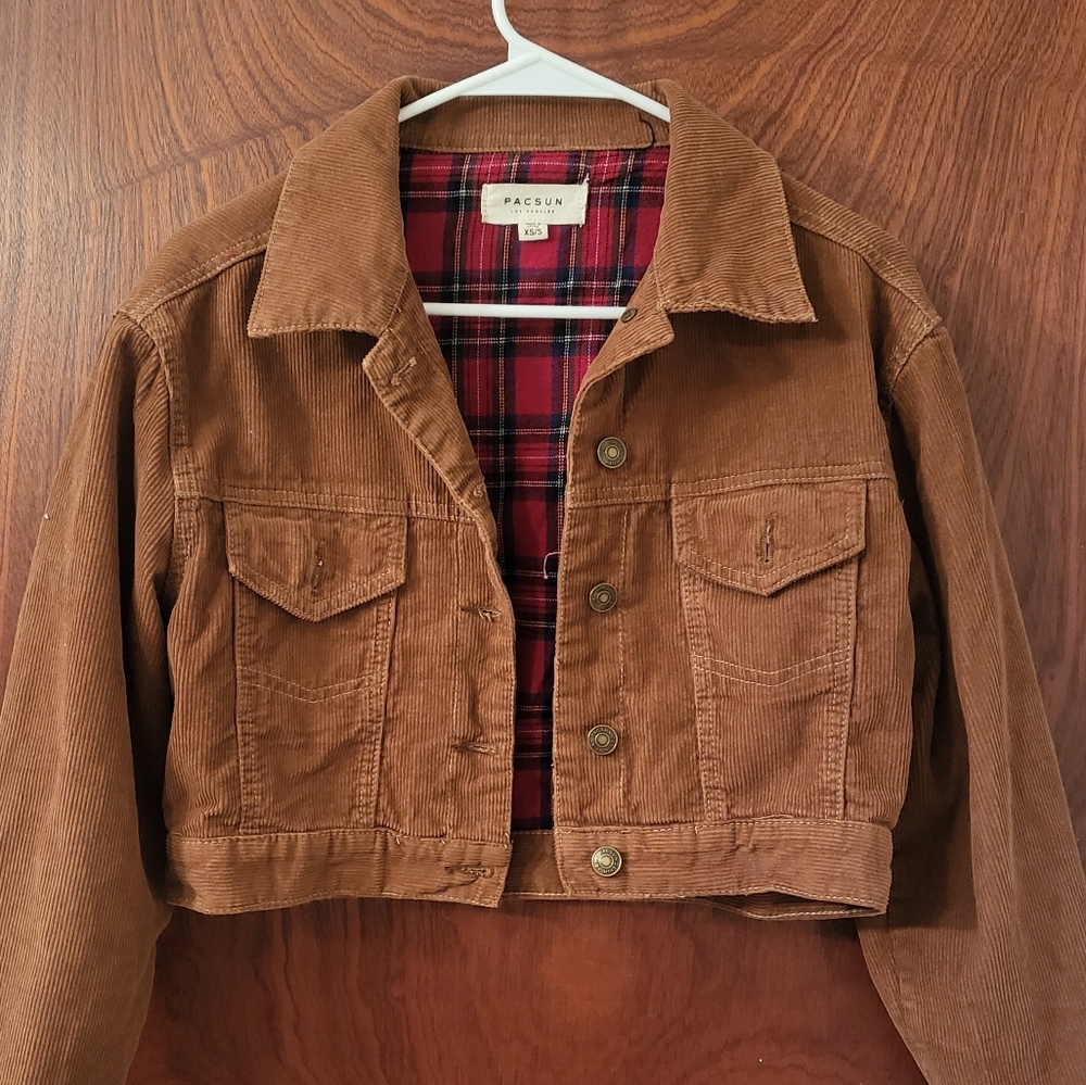 PacSun cropped corduroy jacket